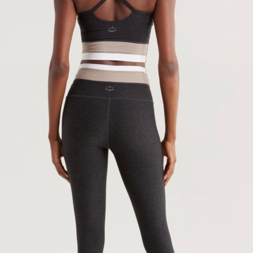 Beyond Yoga Space Dye leggings and bra top